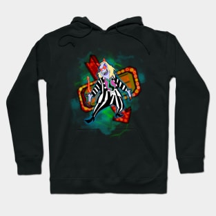 Neon BeetleJuice Animated Version Hoodie